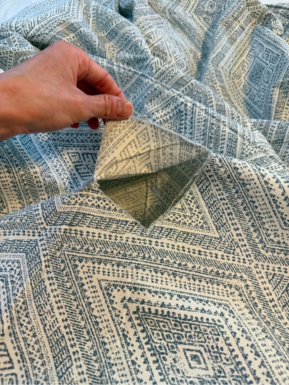 Dwell Studio Geometric pattern duvet cover